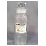 9" Antique Apothecary Drug Store Jar w/Stopper