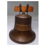 Vintage Promotional Liberty Bell Coin Bank
