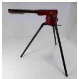 Vintage Wyandotte Crank Operated Toy Cannon Tripod