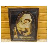 Vintage "Pabst Blue Ribbon" Advertainment Frame By
