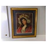 1909 "Prudential" Life Ins Calendar Girl" Peruvian