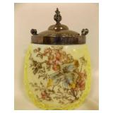 Vintage Wavecrest Hand-Painted Yellow Opaque