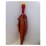 Vintage Umbrella Parasol w/Red & Yellow Bakelite