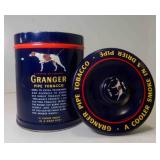 Vintage Granger Pipe Tobacco Tin w/Tin Cover