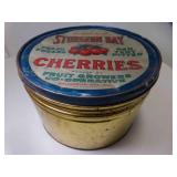 Vintage 30 lb. Tin Can for "Sturgeon Bay Brand"