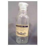 6ï¿½" Antique Apothecary Drug Store Jar w/Stopper