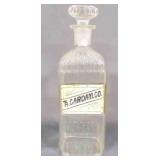 11" Antique Apothecary Drug Store Jar w/Stopper