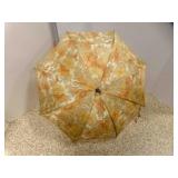 Vintage Umbrella Parasol w/Plastic Crook Handle