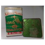 Vintage Niles & Moser Land Mo Cigar Tin w/Tax