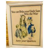 Wood Framed James Montgomery Flagg Uncle Sam