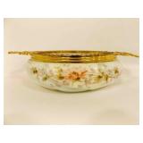 Antique C.F. Monroe Wave crest Opal Ware Glass