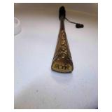 OLD Victorian Black Umbrella Canopy w/Fancy Gold