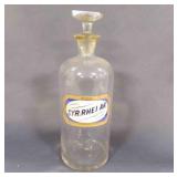 10ï¿½" Antique Apothecary Drug Store Jar w/Stopper