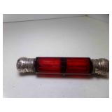 Antique Double Ended Ruby Red Victorian Perfume