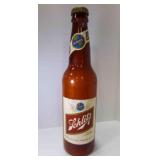 1972 Schlitz Brown Plastic Beer Bottle Bank 24ï¿½"