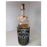 Vintage Green River Straight Whiskey Bottle