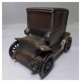 Vintage Cast Metal Car Coin Bank - 1910 Baker