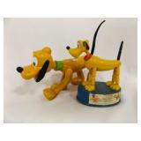 Vintage Pluto Disney Push Button Maxi Puppet