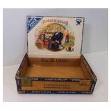 Vintage George W. Childs Wood Cigar Box w/Tax