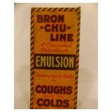 Vintage Bottle Of BRON-CHU-LINE Emulsion