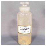 10" Antique Apothecary Drug Store Jar w/Stopper