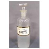 9ï¿½" Antique Apothecary Drug Store Jar w/Stopper