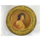 10" Wide Metal Vienna Art Plate 1905