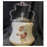 Antique C.F. Monroe Wave Crest Opal Ware Biscuit