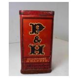 Vintage Patterson & Hoffman Cigar Tobacco Tin OKC