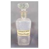 8ï¿½" Antique Apothecary Drug Store Jar w/Stopper