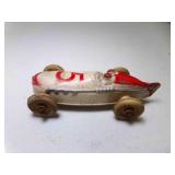 Vintage Sun Rubber Co. Toy Race Car - Boattail