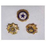 2 Auxiliary VFW Pins - American Legion Auxiliary