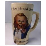 Antique Hires Root beer Advertising Mug Villeroy