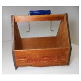 1940 WWII Wings Design Wood Coca-Cola Six Pack