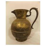 OLD Sliver Plated Pitcher - Significant Patina