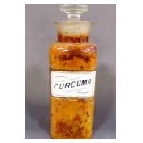 10" Antique Apothecary Drug Store Jar w/Stopper