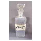 9" Antique Apothecary Drug Store Jar w/Stopper