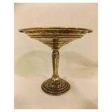 Sterling Sliver Weighted Compote Candy Dish -See