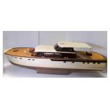 OLD Wood Model of a Pond Yacht Battery Powered