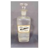 10ï¿½" Antique Apothecary Drug Store Jar w/Stopper