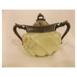 Antique C.F. Monroe Wave crest Opal Ware Glass