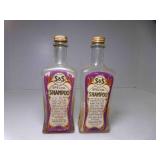 2 Vintage S & S Special Shampoo Bottles Contents