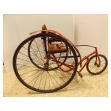 Antique Three - Wheeled Childs Velocipede Original