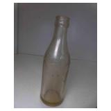 Vintage Straight Sided Embossed Coca-Cola Glass