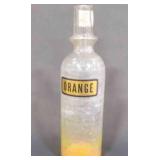 12" Antique Apothecary Jar Or Soda Fountain Syrup