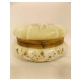 Antique C.F. Monroe Wave crest Opal Ware Glass