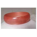 Vintage Pink Peach Moon Glow Shimmer Bangle