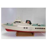 OLD Wood Model of a Pond Yacht Named Caltex