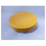 4 Fiestaware Classic Rim Dinner plates color