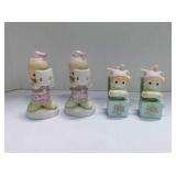 4 Precious Moments figurines